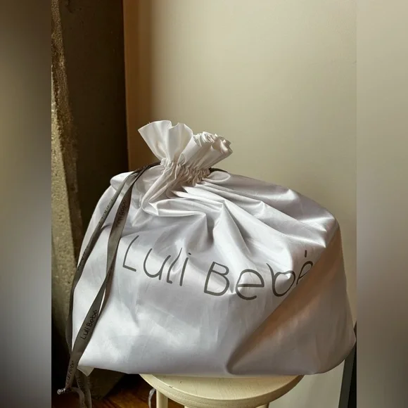 NWT Luli Bebe Petit Monaco Diaper Backpack – Caramel Brown Vegan Leather - Picture 8 of 8